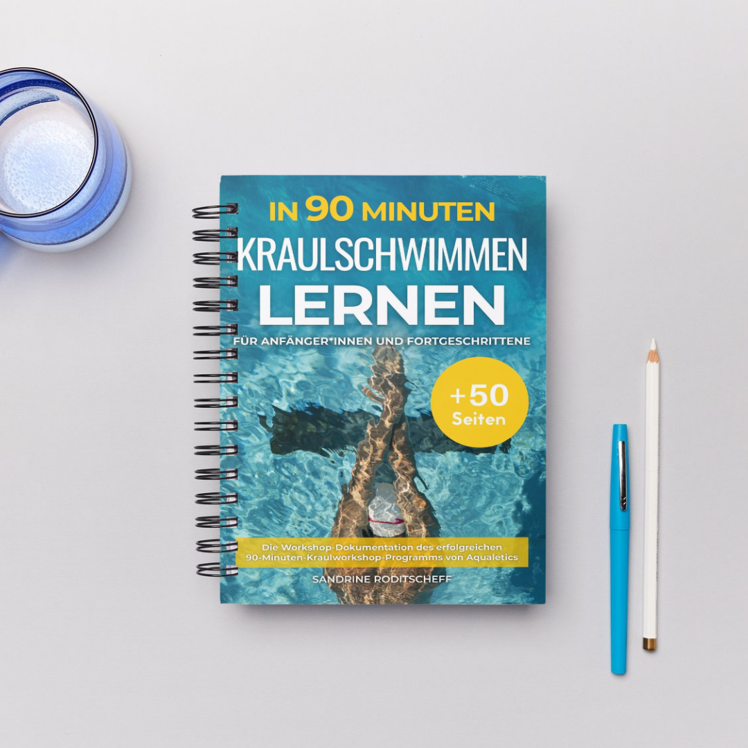 Buch: In 90 Minuten Kraulschwimmen lernen - Gedruckte Edition (wasserfest)